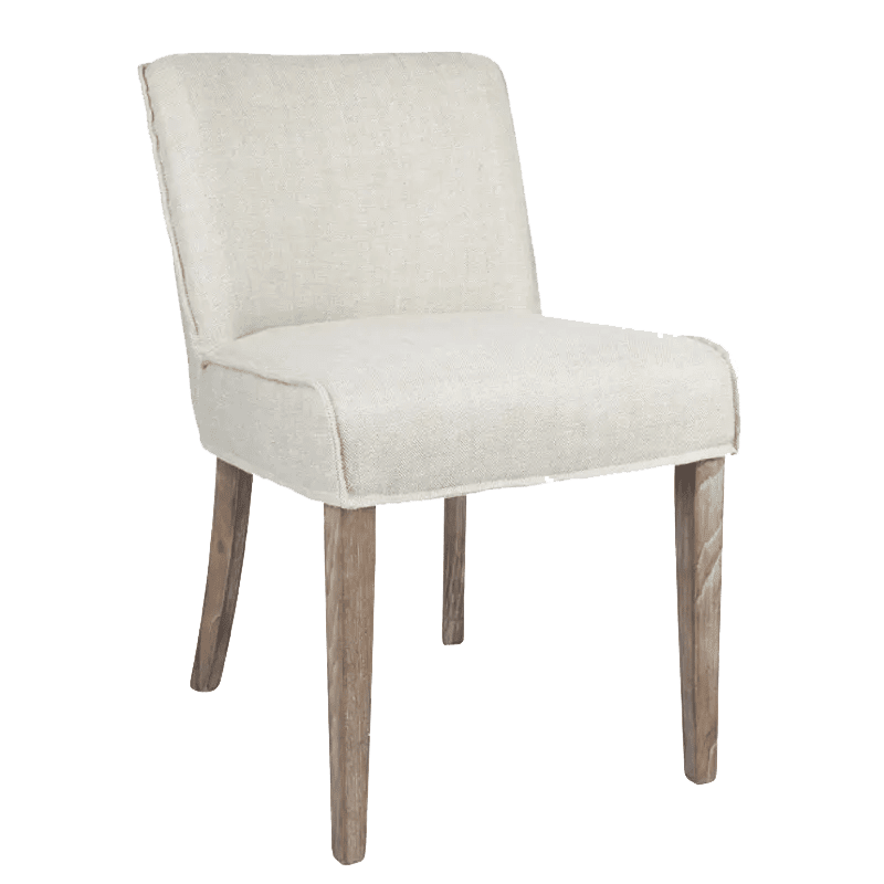 Lennox Dining Chair Natural Angle With Transparent Background