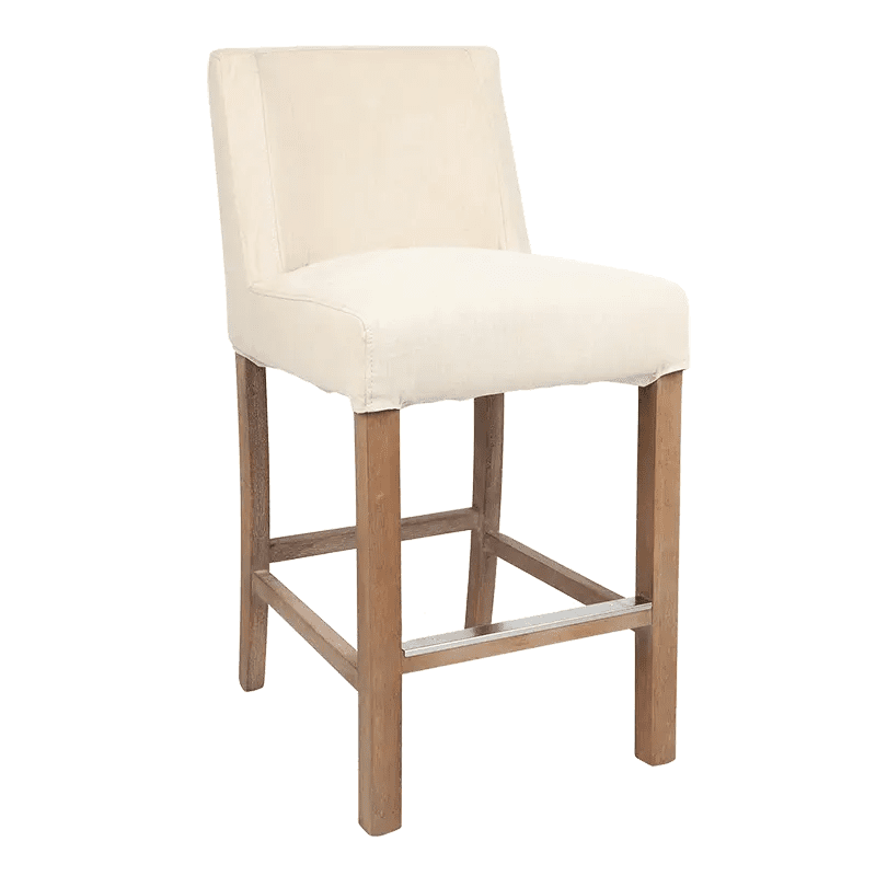 Colby Counter stool Saffron Angle With Transparent Background