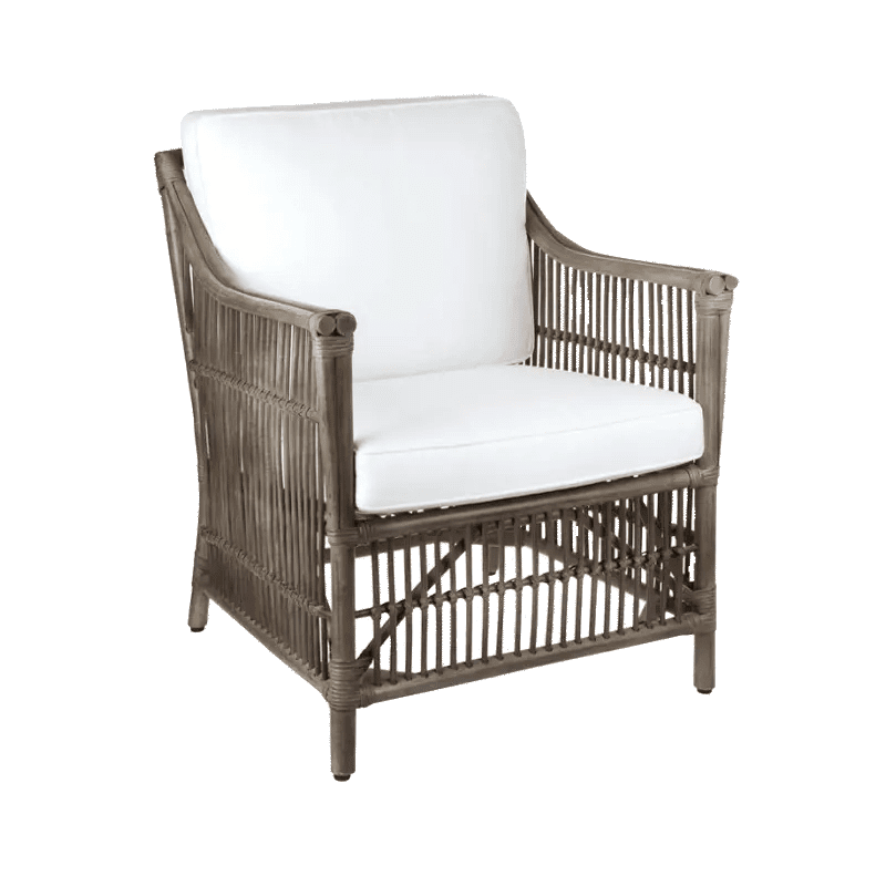 ORIENT BAY Cane Armchair Old Grey