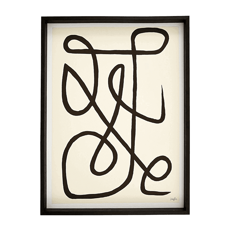 Triibe Framed Wall Art With Transparent Background